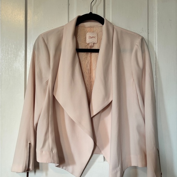 Candie's Blush Pink Women's Blazer - Picture 2 of 4